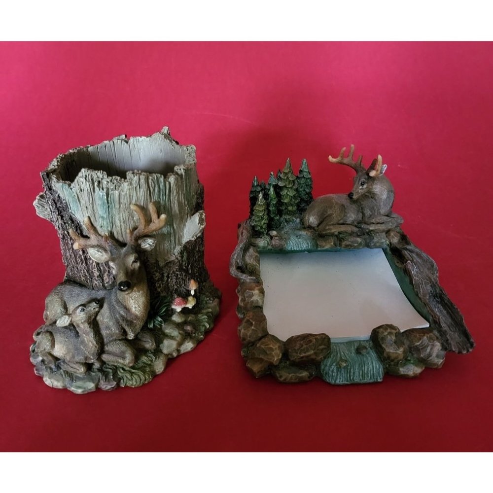 Reindeer Themed Pen and Note Holder Set